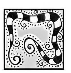 Zentangle drawing step 3: Branching Out