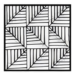 zentangle patterns - Flux - beginner for beginners