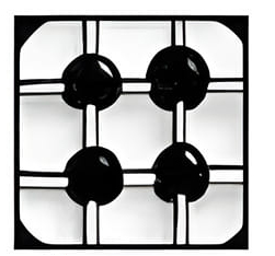 zentangle patterns - Crescent Moon - beginner for beginners